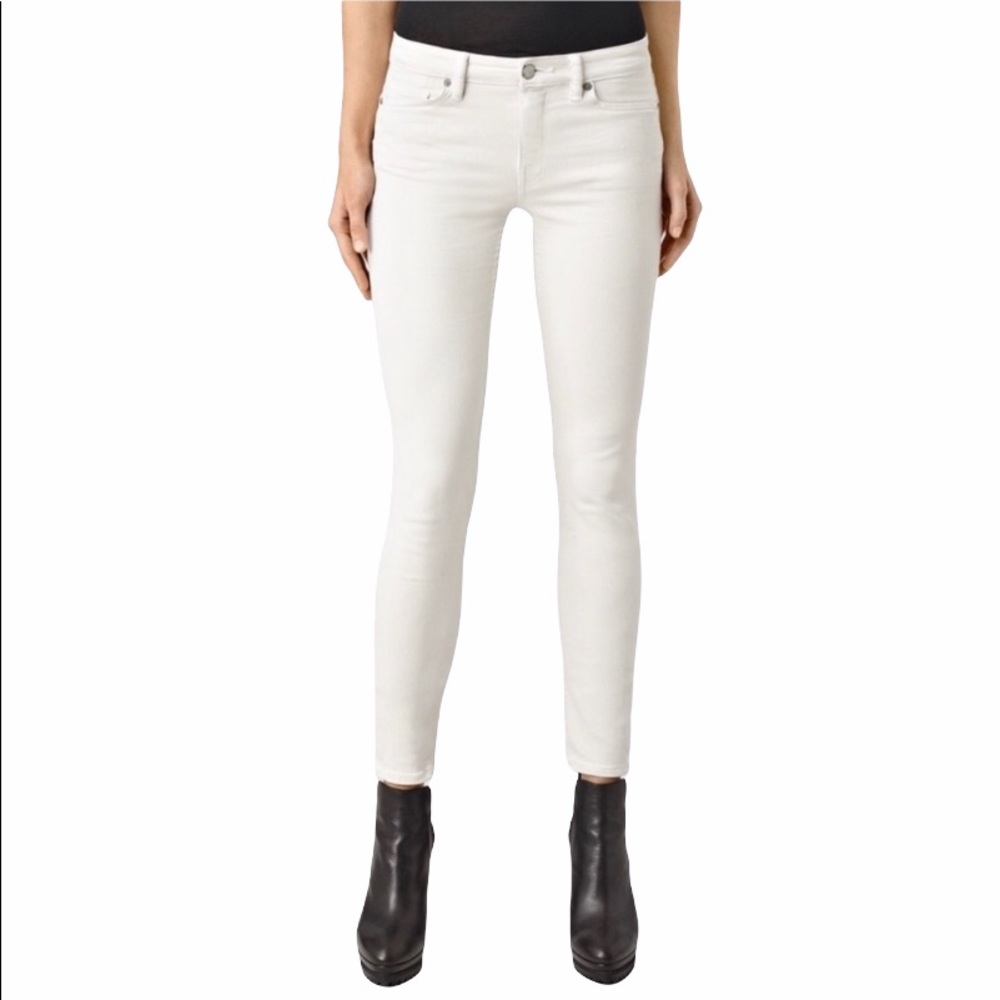 ALLSAINTS White Stilt Skinny Denim Jeans Sz 29